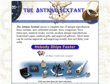 Tablet Screenshot of antiquesextant.com